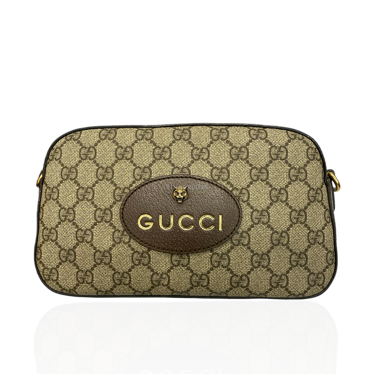 tas sling bag Gucci Camera Animalier Canvas GHW Sling Bag Tinkerlust